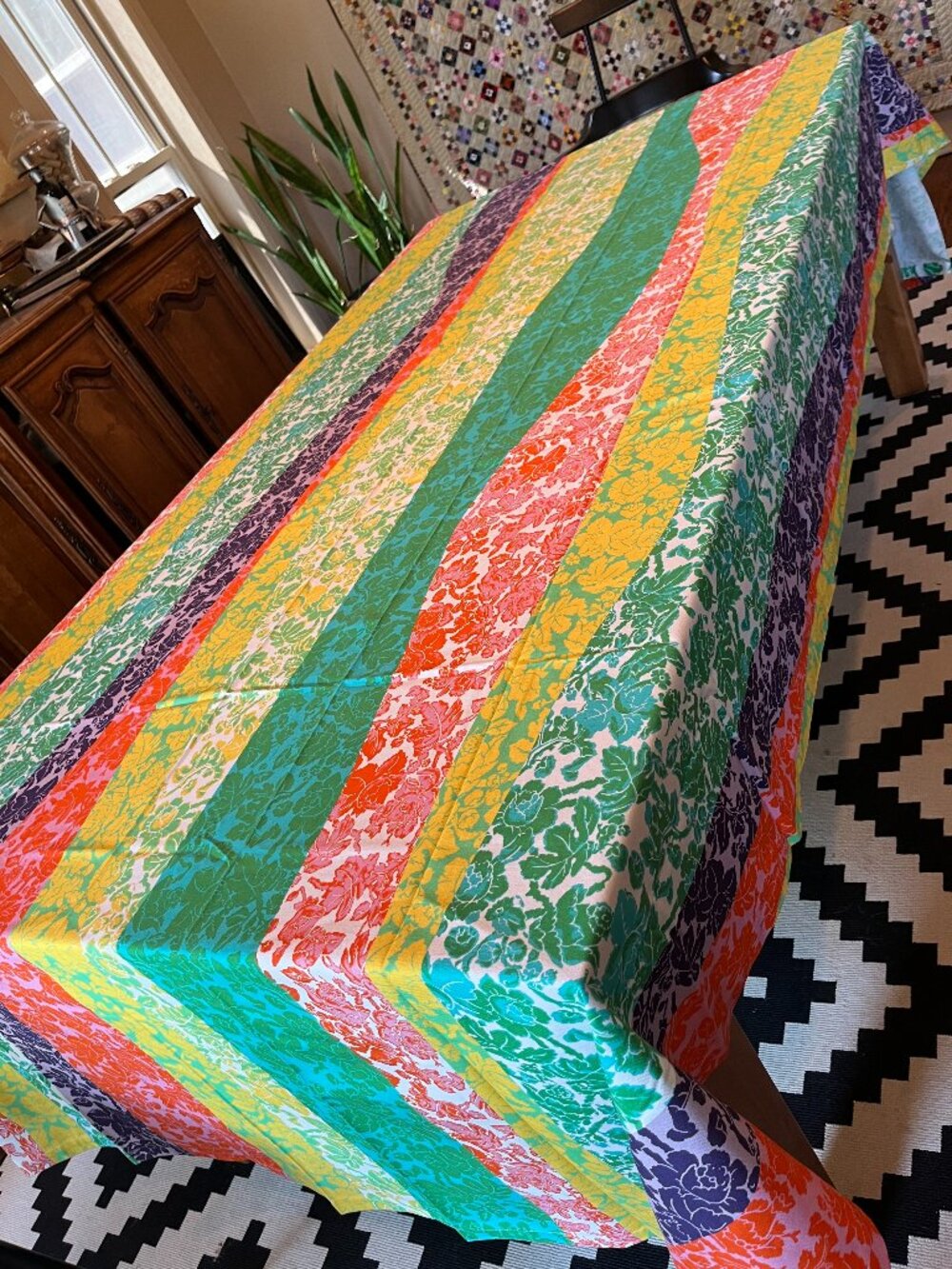 Diane von Furstenberg DVF X Target Tablecloth 120x60 Oversized Colorful Floral